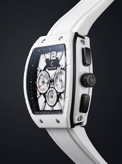 GERLONRE White Chronograph – Luxury Sport Watch